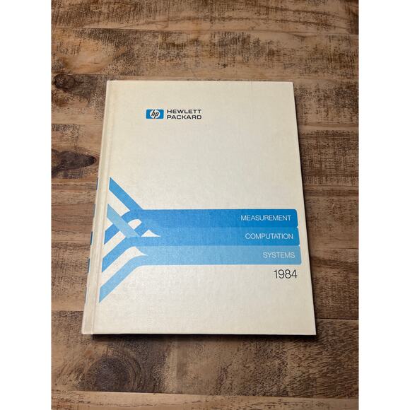 1984 Hewlett Packard Measurement Computation Systems Hardback OEM - Picture 1 of 3